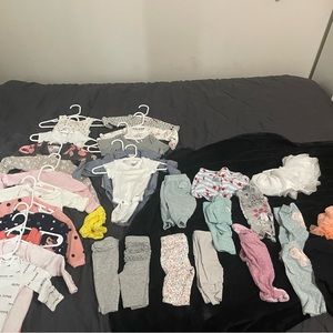 Newborn baby girls clothes bundle